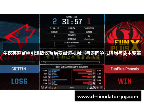 今夜英超赛程引爆热议赛后复盘透视强弱与走向争冠格局与战术变革